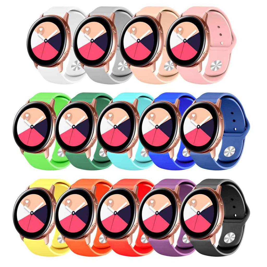 Samsung galaxywatchactive2 for pure color apple buckle strap Huami youth 20m smart