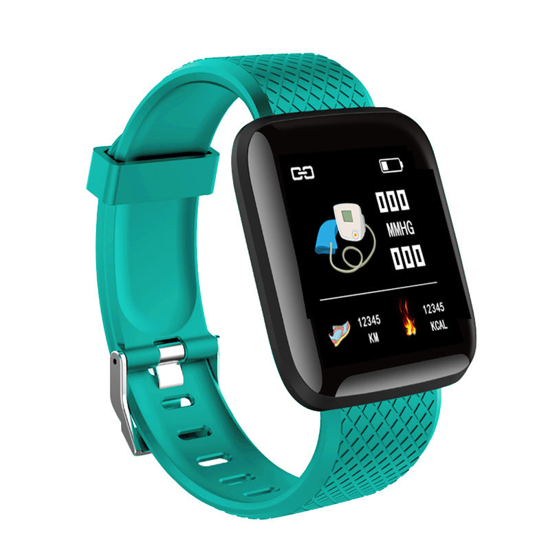 New large screen 116plus smart bracelet music APP sleep monitoring step counting blood pressure heart rate sports bracelet