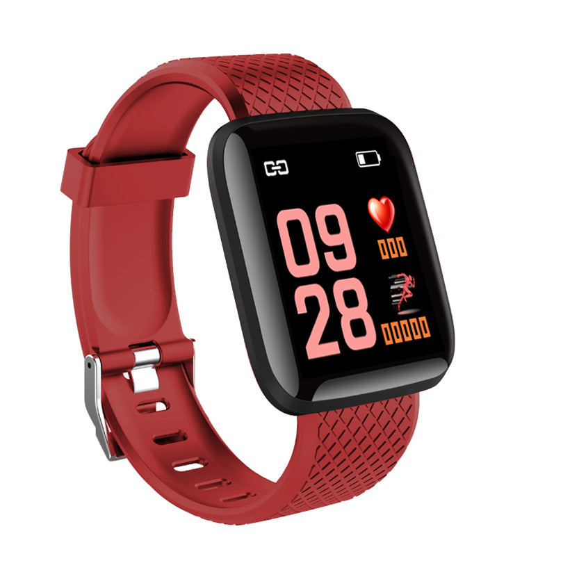 New large screen 116plus smart bracelet music APP sleep monitoring step counting blood pressure heart rate sports bracelet