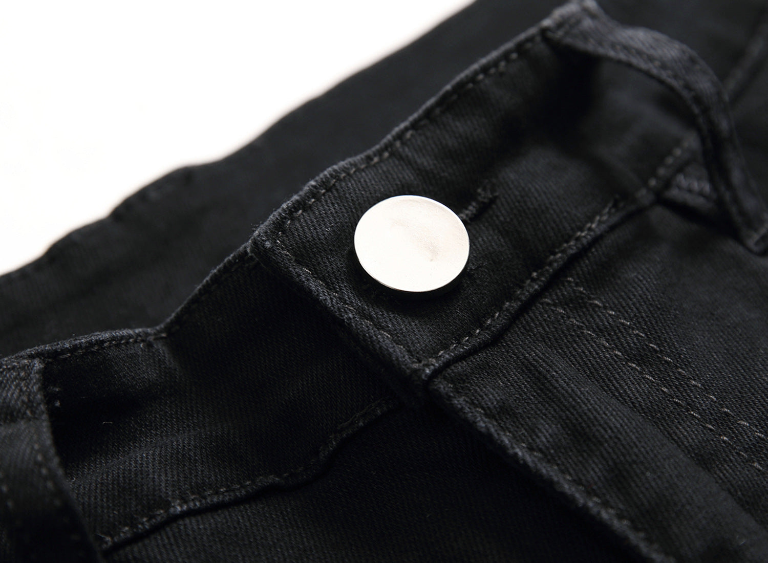 Black jeans men 2022 new elastic ripped men Denim Foreign Trade men's jeans long men jeans