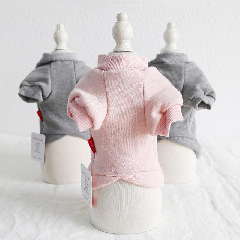 Winter Warm Pet Hoodie Jacket - Cozy Cotton Clothes For Dogs And Cats