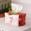 Cross-border new arrival Christmas decoration tissue cover Christmas desktop decoration atmosphere layout Christmas product factory wholesale