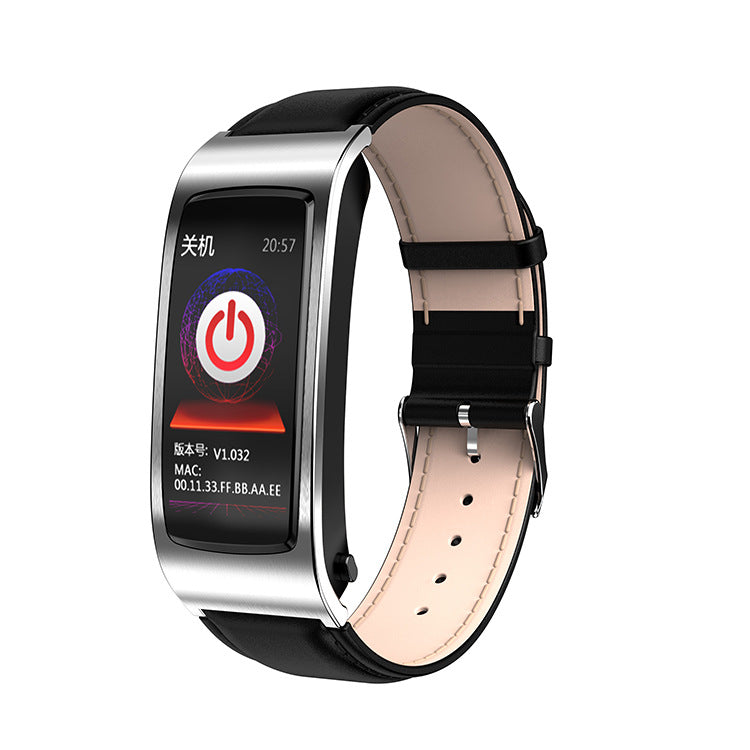 K11 Smart Call Bracelet – AI Voice, Heart Rate & Bluetooth Headset