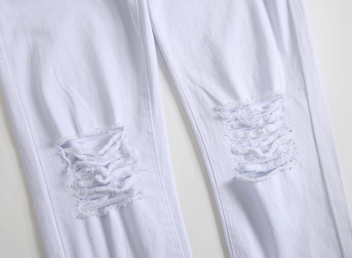 2017 New slim fit men's jeans brand ripped jeans straight men's pants pants wholesale 18