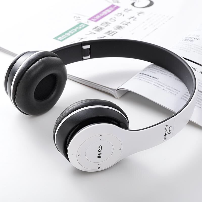 P47 incense inserted headphone head-mounted cross-border hot mobile phone wireless Bluetooth headset Bass gift headset factory