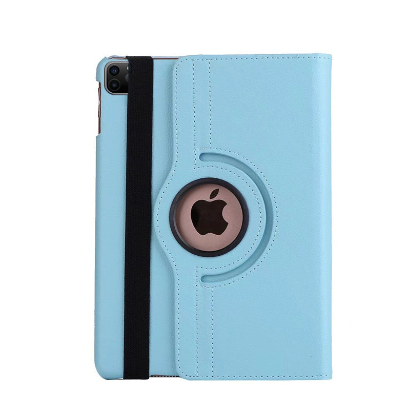 Applicable iPad protective case 2021 Pro 12.9-inch 2020 protective case 360 rotating leather case lychee pattern New