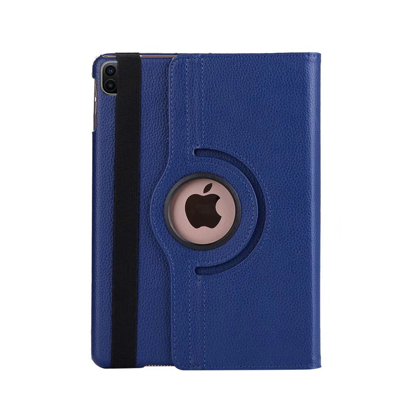 Applicable iPad protective case 2021 Pro 12.9-inch 2020 protective case 360 rotating leather case lychee pattern New