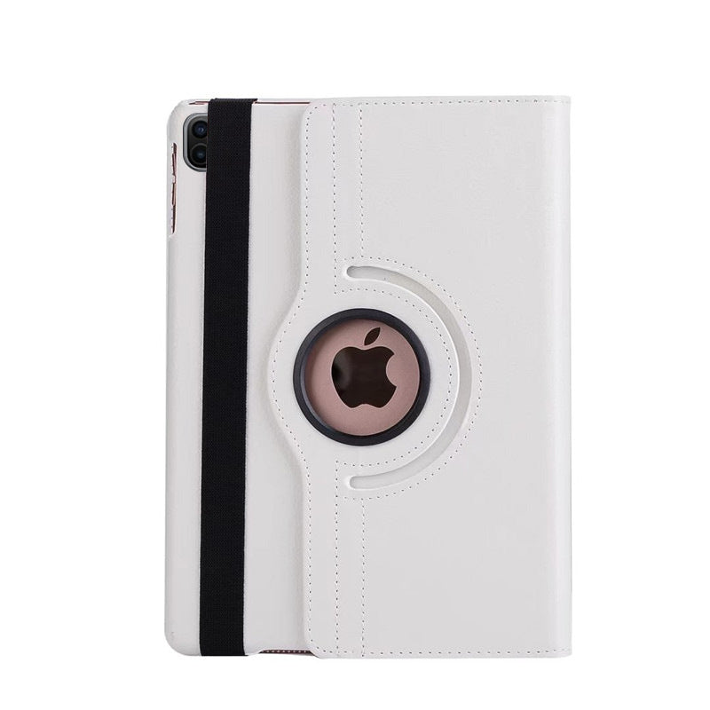 Applicable iPad protective case 2021 Pro 12.9-inch 2020 protective case 360 rotating leather case lychee pattern New