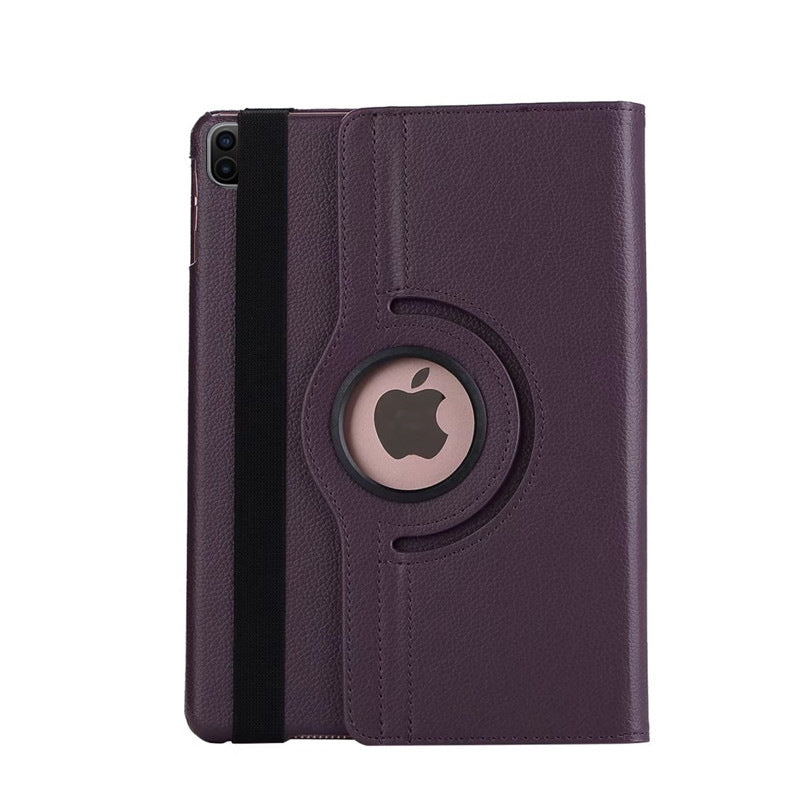 Applicable iPad protective case 2021 Pro 12.9-inch 2020 protective case 360 rotating leather case lychee pattern New