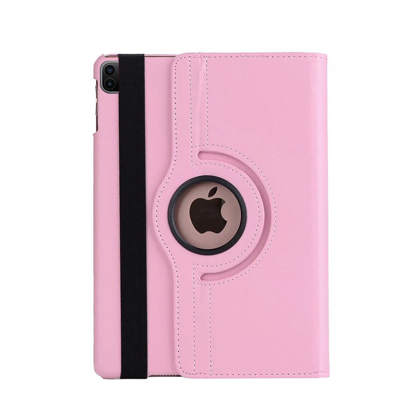 Applicable iPad protective case 2021 Pro 12.9-inch 2020 protective case 360 rotating leather case lychee pattern New