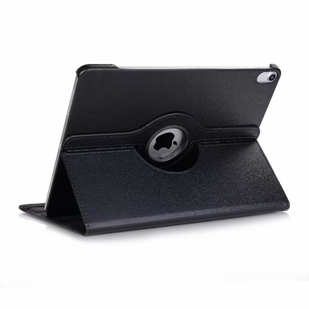 Applicable iPad protective case 2021 Pro 12.9-inch 2020 protective case 360 rotating leather case lychee pattern New
