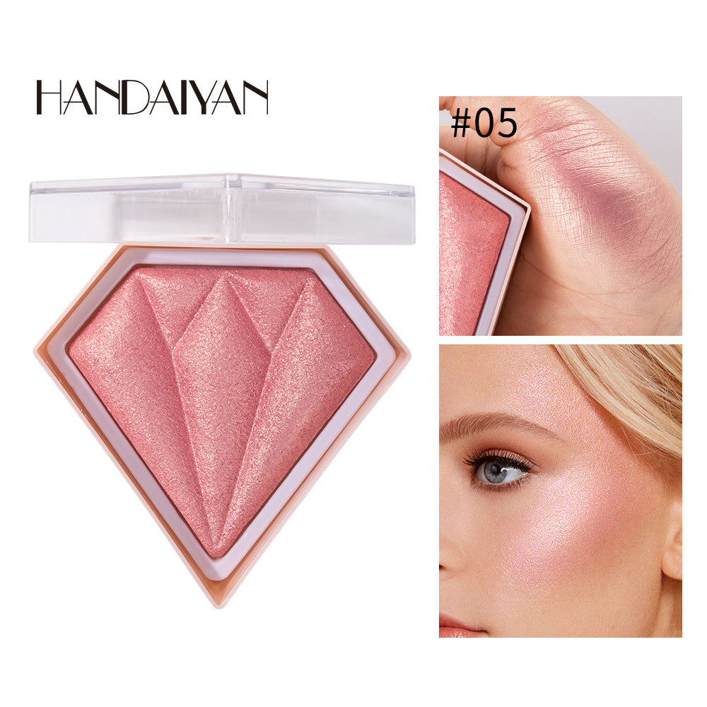 Cross-border powder finishing shading handaiyan brightening skin color three-dimensional brightening glitter diamond highlight powder