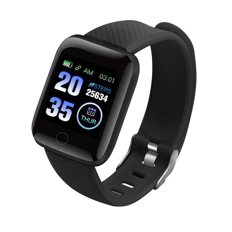 116plus smart bracelet sports bracelet D13 color screen bracelet sport step counting Bluetooth reminder heart rate blood pressure