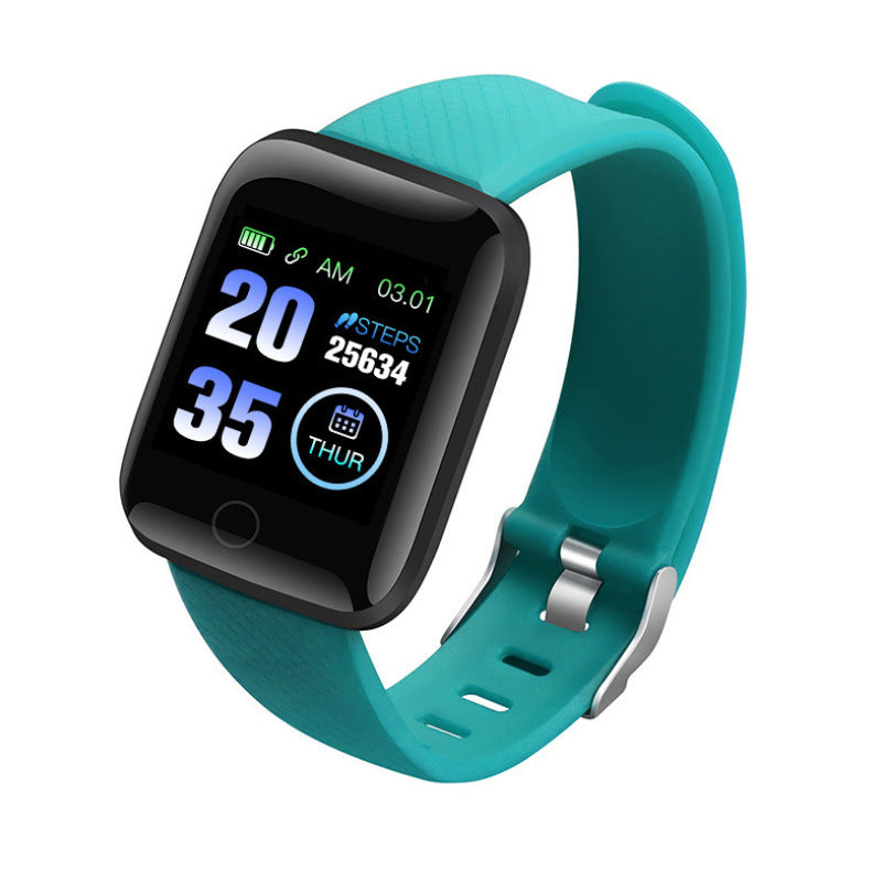 116plus smart bracelet sports bracelet D13 color screen bracelet sport step counting Bluetooth reminder heart rate blood pressure