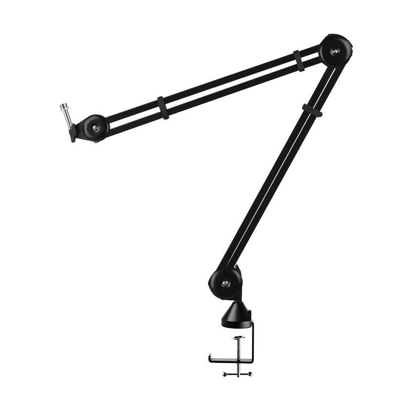 Cross-border hot spring-free microphone bracket microphone recording microphone built-in spring microphone set bracket