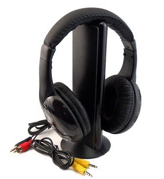Headset with microphone MH2001 computer-TV high fidelity bass five-in-one wireless computer headset with microphone