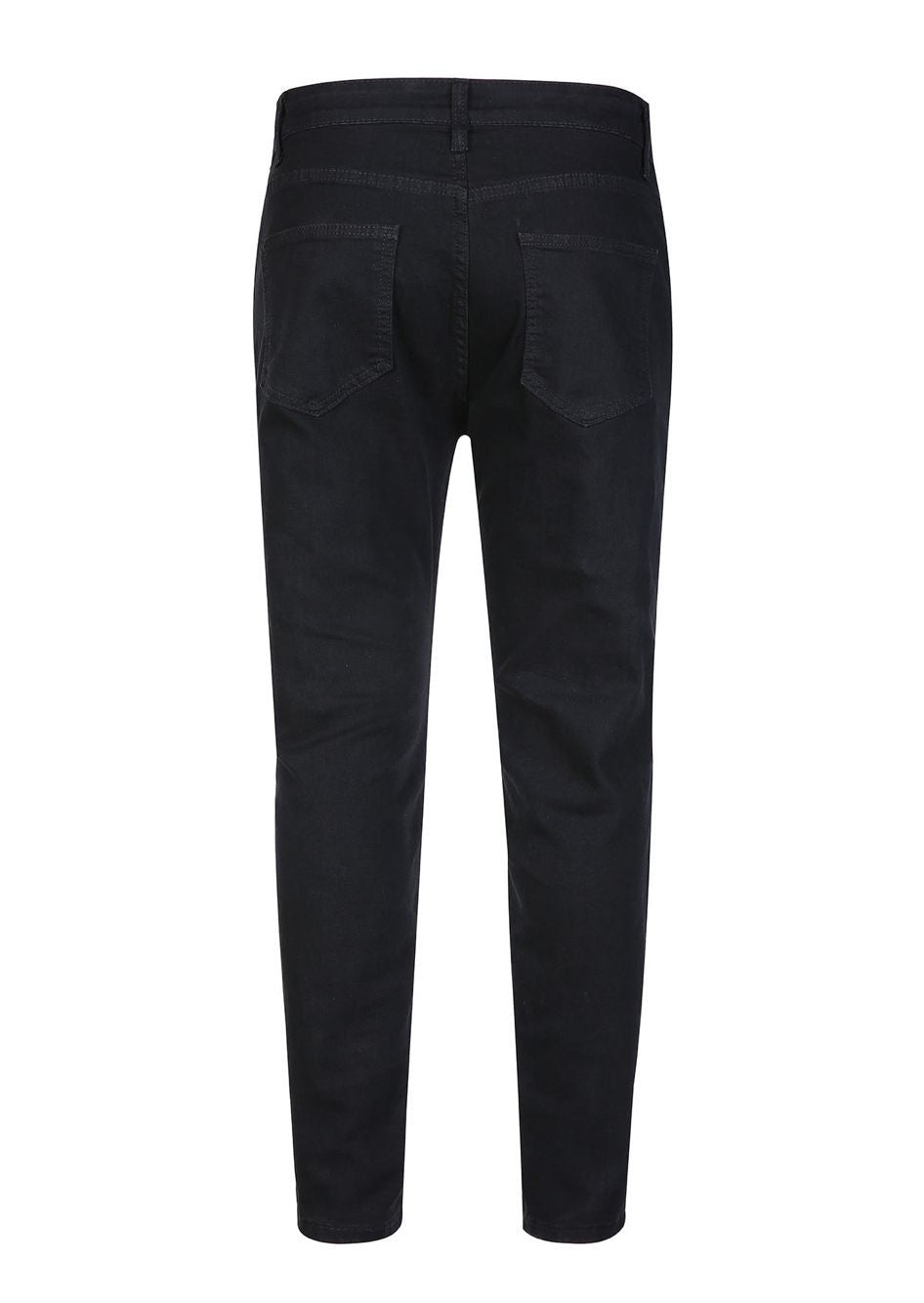 2021 European and American men's ripped stretch skinny jeans Amazon printed jeans men's New