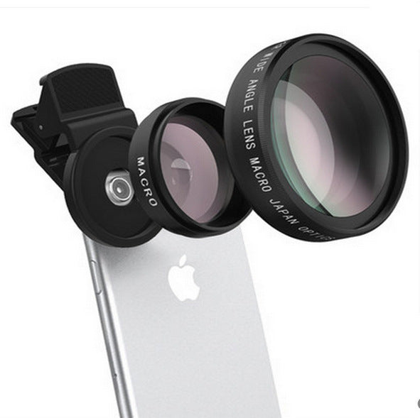 0.45x Ultra Wide Angle Macro Lens for Phone DSLR External Camera