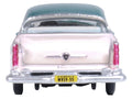 1955 Chrysler New Yorker Deluxe St. Regis Jade Green Metallic and Cream 1/87 (HO) Scale Diecast Model Car by Oxford Diecast
