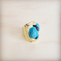 Desert Sky Turquoise Cuff Ring 012oo