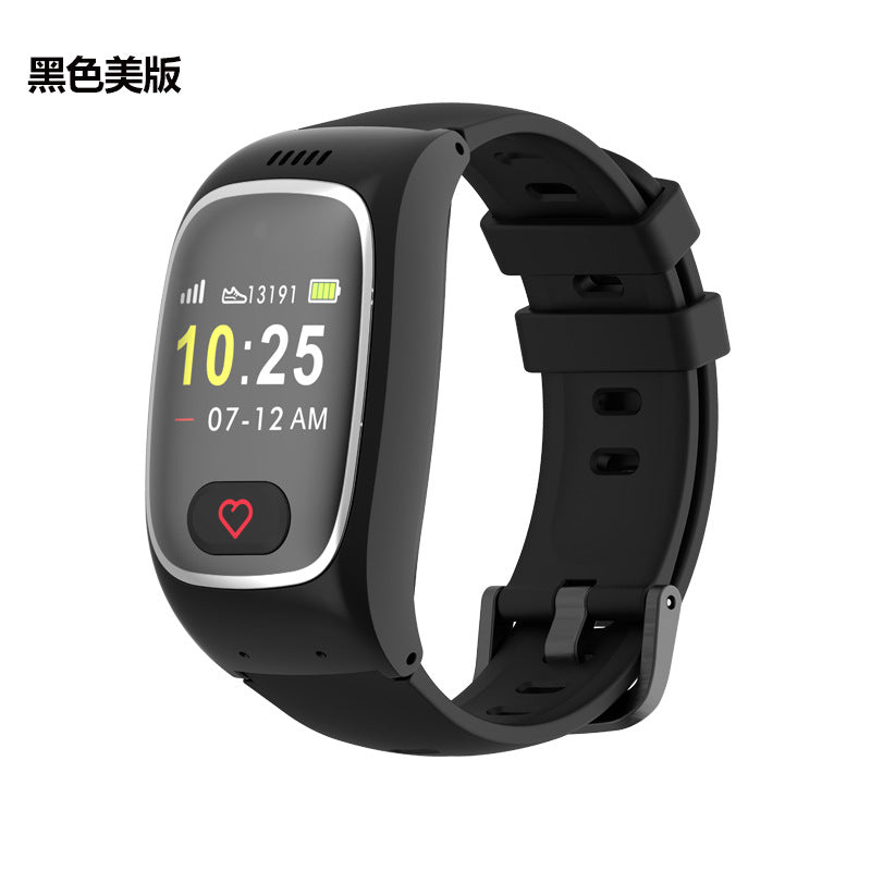 Smart watch 4G all Netcom call GPS positioning SOS call electronic fence heart rate blood pressure pension