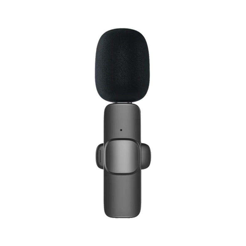 New K1 wireless lavalier microphone mobile live streaming device collar clip wireless mini microphone outdoor live broadcast