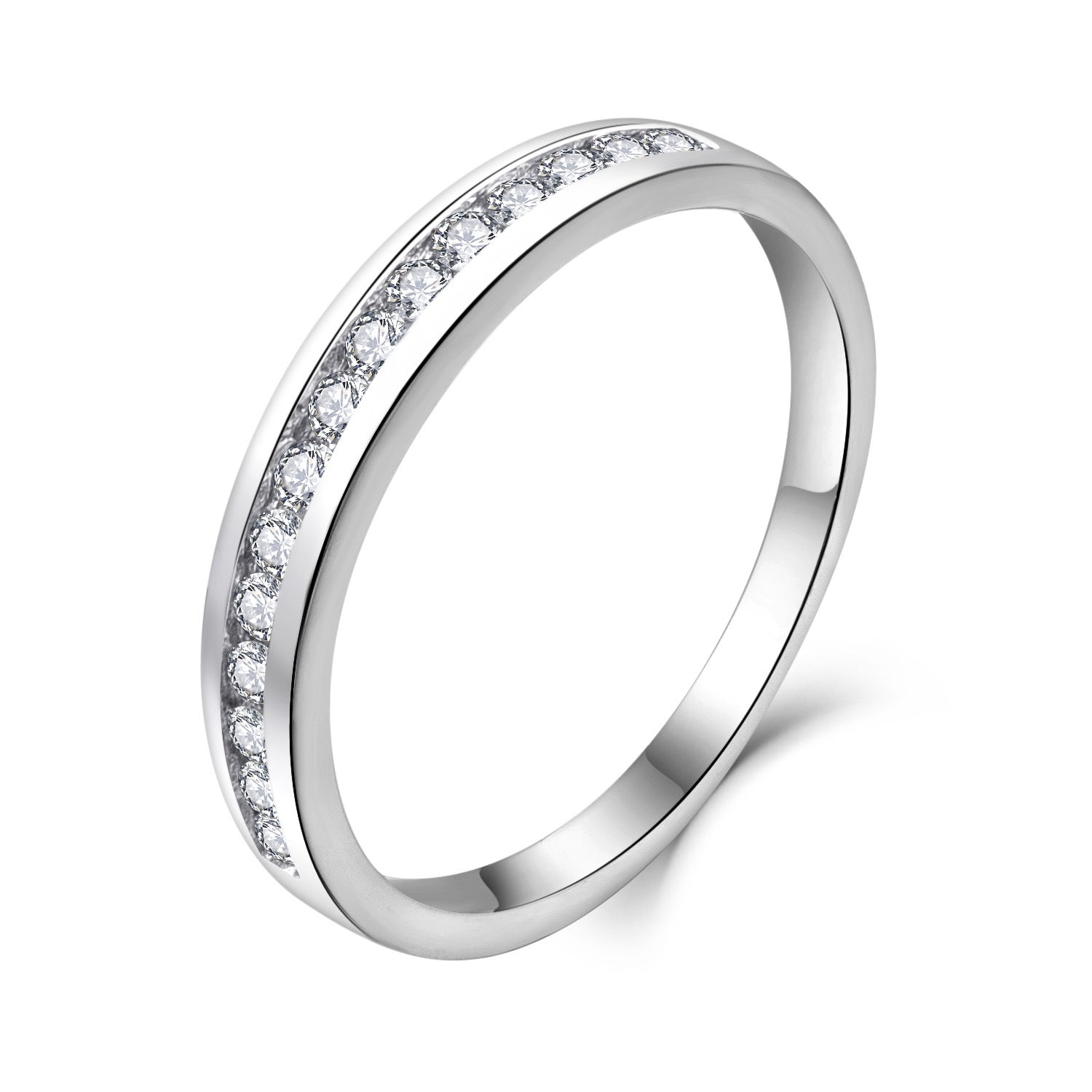 925 sterling silver ring female European and American classic retro versatile zircon diamond ring foreign trade cross-border jewelry silver accessories processing