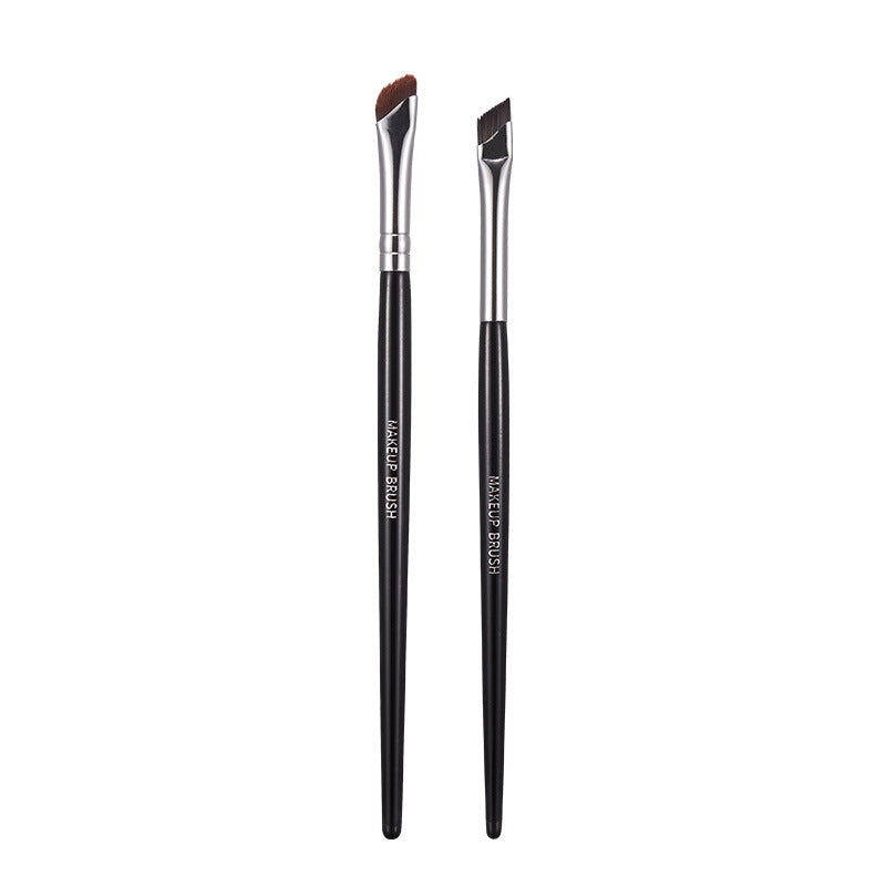 GECOMO sickle eyeliner brush Bevel blade makeup brush eyelid down to crouching silkworm brush eyebrow brush eye makeup brush