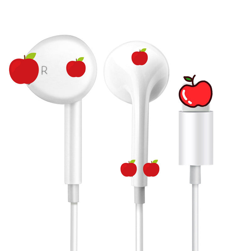 Wired headset with microphone for Apple iphone7/8/11/X Android Huawei type-c wire-controlled in-ear wholesale