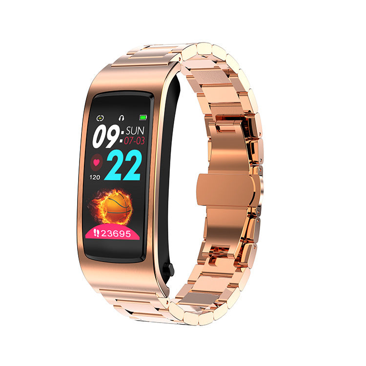 K11 Smart Bracelet with 1.14 Inch Screen Call Answer Message Sync