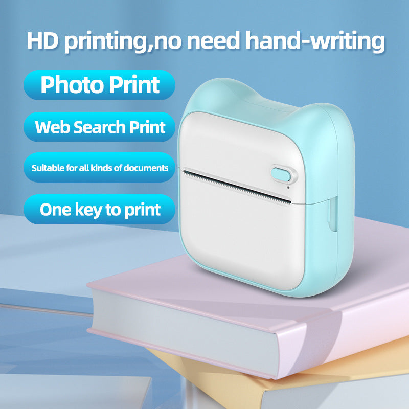 Cross-border mini pocket wrong question printer student portable file label printer Bluetooth thermal printer