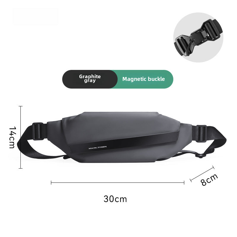 mark ryden cross-border new arrival fashion chest Bag Men's trendy crossbody bag multi-functional sports and leisure shoulder bag