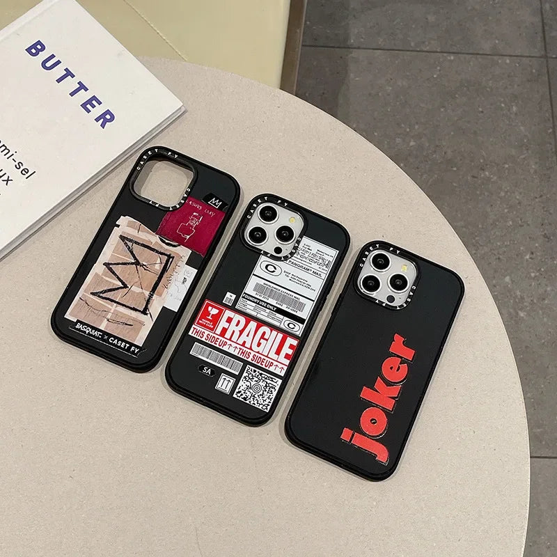 Matte black magnetic Xue Zhiqian same style for Apple iPhone16ProMax phone case 15pro fashion brand 14