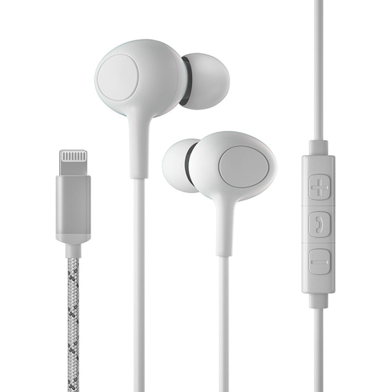 Apple headset iphone headset for Apple 14pro in-ear drive-by-wire lightning headset