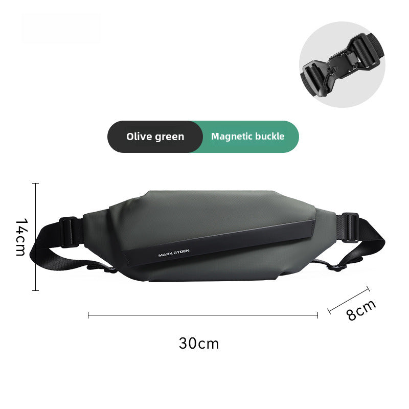 mark ryden cross-border new arrival fashion chest Bag Men's trendy crossbody bag multi-functional sports and leisure shoulder bag