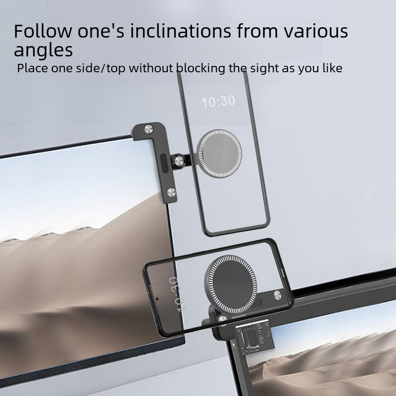 Applicable model3/Y Tesla car phone holder magsafe magnetic suction 360 degrees adjustable screen bracket