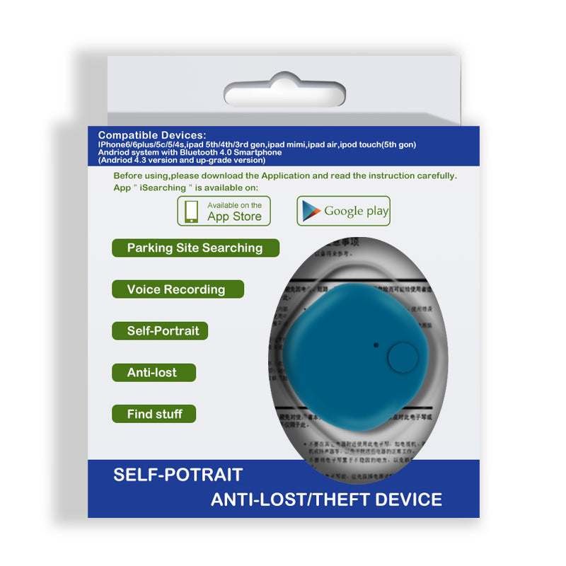 Cross-border distribution Oval two-way Bluetooth alarm smart Bluetooth alarm carry phone Guard
