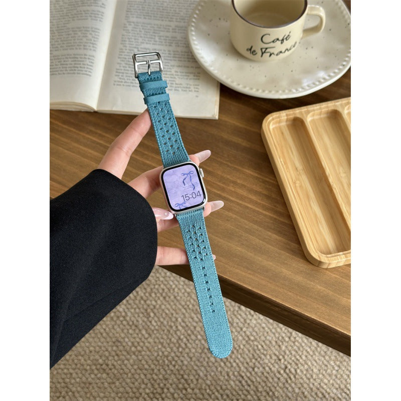 Suitable for AppleWatch watchband Apple watchband S1098 watchband iwatch654 generation woven watchband men and women se