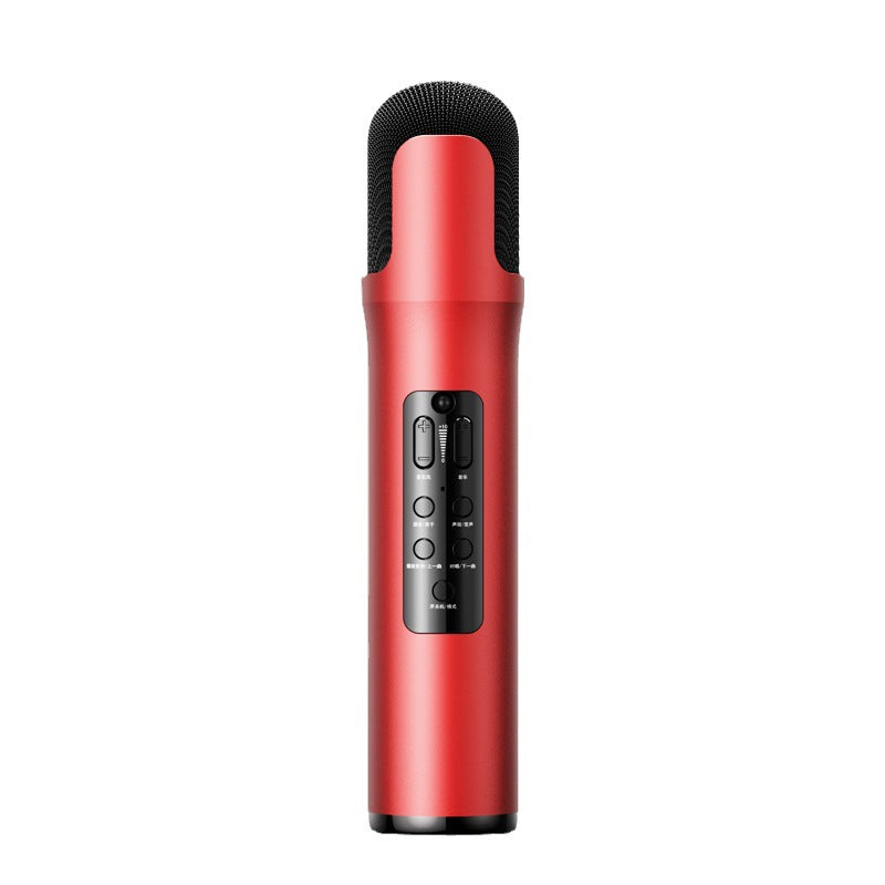 Cross-border K8 integrated microphone with audio remote control gadget for singing songs Bluetooth wireless microphone mobile phone karaoke microphone