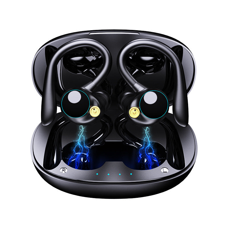 Amazon exclusive for cross-border ear-mounted wireless Bluetooth headset private model noise reduction ultra-long life battery running sports headset