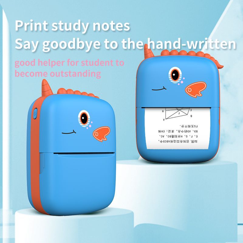 Cross-border new A8 mini-portable printer Bluetooth connection ink-free thermal printing label printing gift wholesale