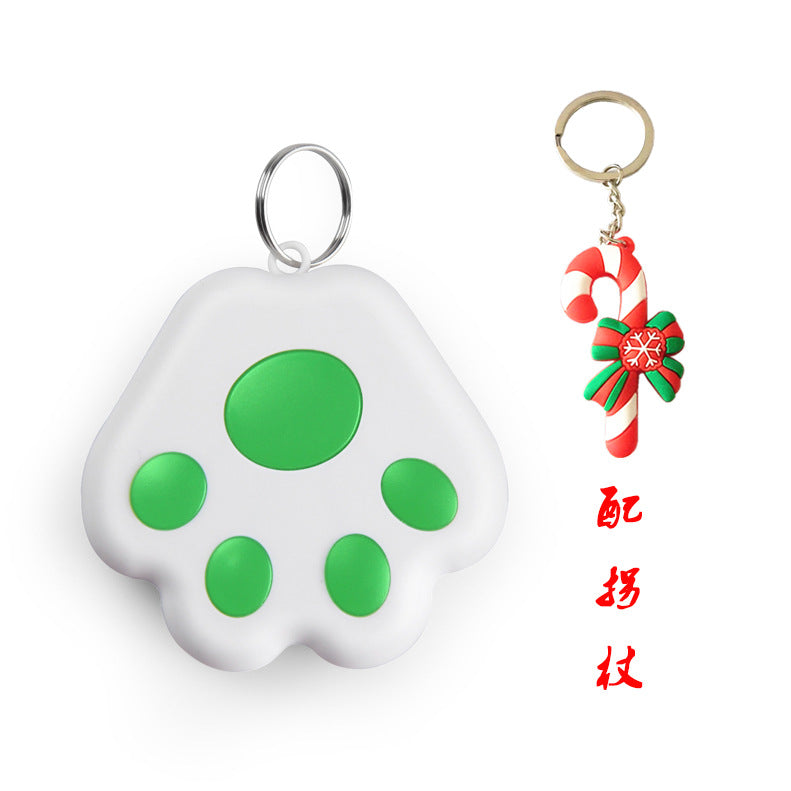 Smart dog's paw portable Bluetooth 5.0 pet mobile phone key wallet searching alarm anti-lost tracker locator