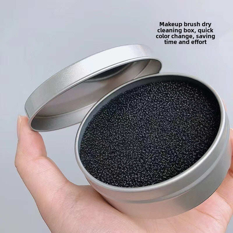 Makeup brush sponge dry cleaning cleaning box cleaning makeup brush tool quick cleaning no washing sponge cosmetic brush washing brush