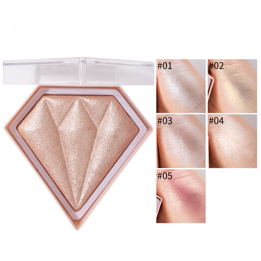 Cross-border powder finishing shading handaiyan brightening skin color three-dimensional brightening glitter diamond highlight powder