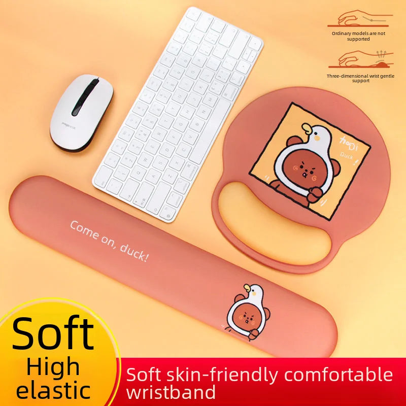 Mouse wrist pad mechanical keyboard support wristband office computer desk comfortable wrist rest boys and girls non-slip