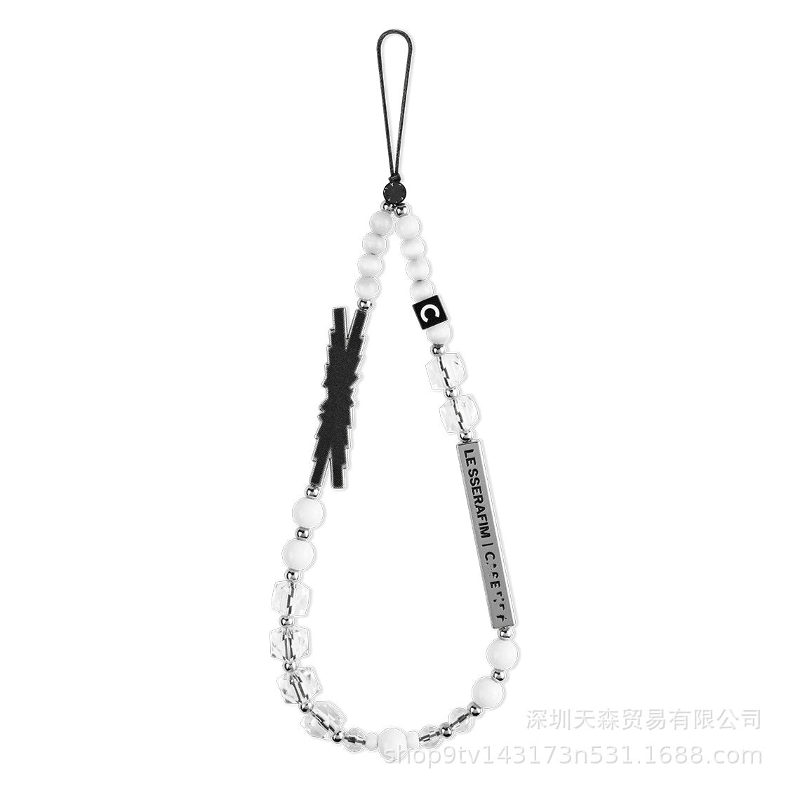 CASETi joint name High version phone chain Handmade stringed pearls phone case lanyard hanging chain wrist pendant for women