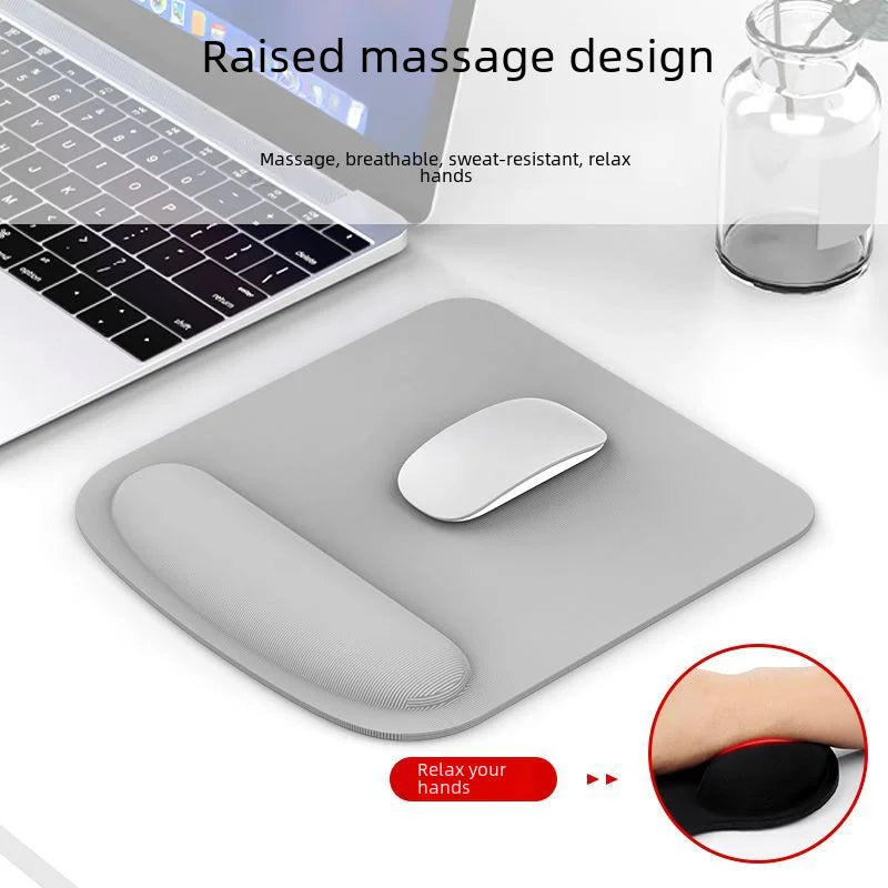 Memory Foam Wrist Rest Mouse Pad – Ergonomic Office & Gaming Support