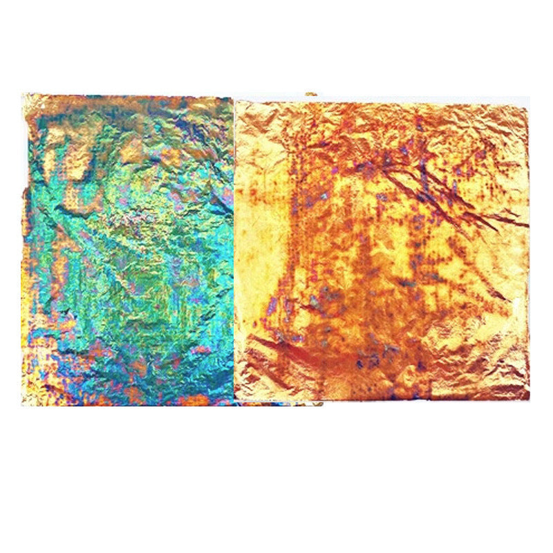 Christmas decorative painting non-heritage burning foil painting baked gold foil DIY non-heritage burning foil painting material package handmade movable burning foil