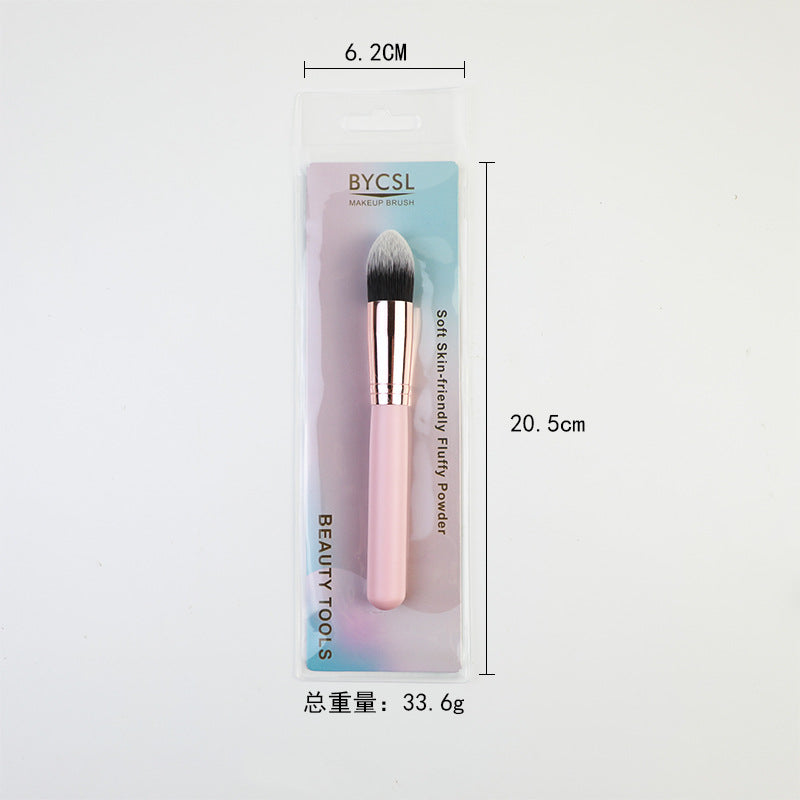 Cross-Border 16 pink makeup brushes suit rose gold makeup brush face powder foundation blush brush brow groomer makeup tools