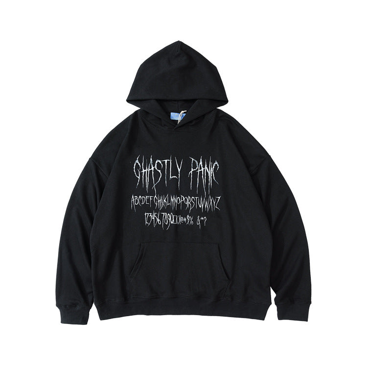 # OVDY autumn and winter menswear fashion brand letter printing loose hooded Terry men and women same style sweatershirt trendy sweater